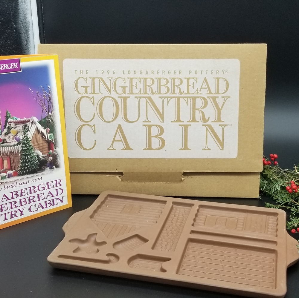 Longaberger Gingerbread Country Cabin pan